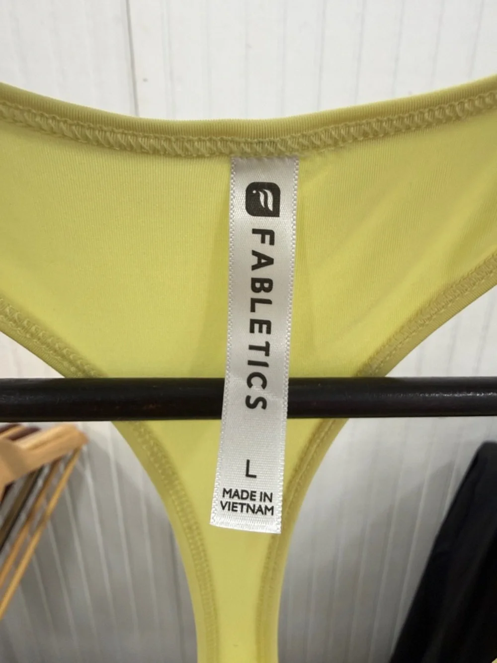 Fabletics Lemon Yellow Racerback Tank - Picture 2 of 4